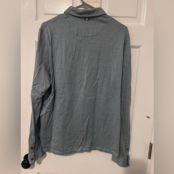 Ted Baker Slate Blue Polo Shirt - Picture 2 of 7